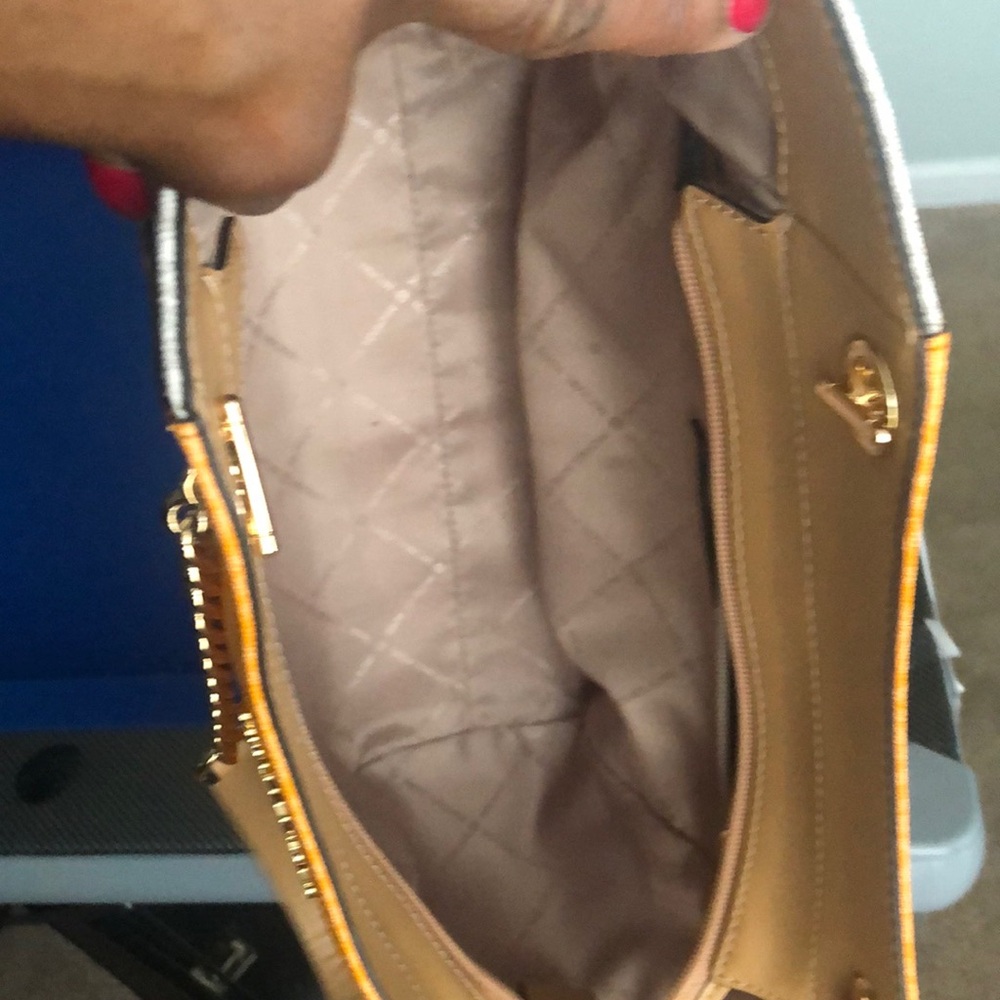 Michael Kors Orange and Brown Women's Bag (Excellent care!) - Picture 3 of 13